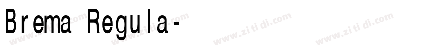 Brema Regula字体转换 Brema Regula字体转换